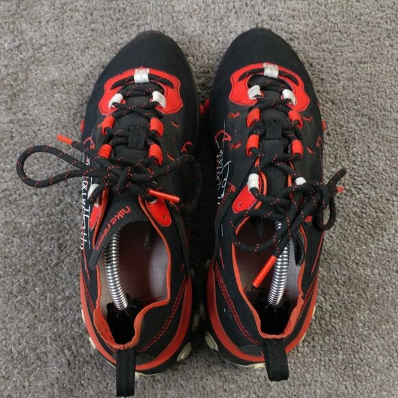 Nike React Element Script Swoosh Mens Size 7 Running Shoes Black Red CK9285-001 - Picture 7 of 9